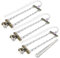 Reifen Schneekette, Fydun 3pcs Gummi Reifen Gleitschutzstahlketten Schnee Schlamm Auto Sicherheits Gummireifen Clip Onkette für Auto LKW SUV(S)