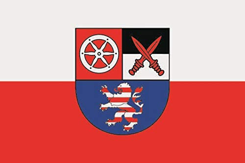 U24 Aufkleber Treffurt Flagge Fahne 8 x 5 cm Autoaufkleber Sticker
