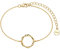 XENOX XS2240G Damen Armband Sterling-Silber 925 Gold 20 cm