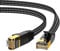 KINBETA Cat 7 Ethernet Cable 5m, High-Speed 10Gbp 600Mhz Gigabit Cat7 Internet Network Ethernet Cable Flat Braided Lan Rj45 Patch Cord Shielded for Xbox PS3 PS4 PC Laptop Router TV