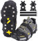 Rajvia Ramponi per Scarponi, Ramponcini da Neve, Ice Tacchetti Borchie per Scarpe, Trazione Antiscivolo su Scarpe Stivali 11 Borchie Acciaio Inossidabile Neve Ghiaccio Spikes (M)