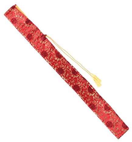 TOPBATHY 1stück Japanische Schwerttasche Aus Seide Langer Aufbewahrungsbeutel Für Tai Chi Leicht Tragbar Für Kampfsportliebhaber Langlebiges Design Mit Fransen Und Muster