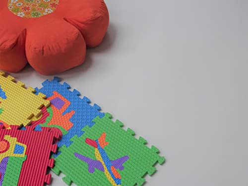 PVC Bodenbelag Vinylboden in gedecktem Uni-weiss, Zuschnitt (2m breit, 5,5m lang)