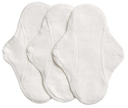 IMSEVIMSE Slipeinlagen Active, Bio-Baumwolle, Natural (2 x 3 Stück)