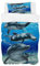 Zomer Bettwäsche Set 135x200 cm Bettwäsche 2tlg Sets Bedruckte Bettbezug mit Ozean Delphin - 1 Flauschige Bettdeckenbezug und 1 Kissenbezug 80x80cm
