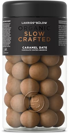LAKRIDS BY BÜLOW - Caramel Date - 265g - Slow Crafted Bio-Lakritze umhüllt von Schokolade