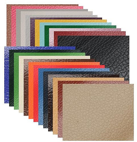 Lederreparatur Flicken, Leder Patch Kit, Selbstklebende Lederflicken, Leder Reparatur Band Patch, Lederreparatur Kunstleder, für Sofas, Möbel Leder Reparatur Und Renovierung, 25 Stück (10 x 20 cm)
