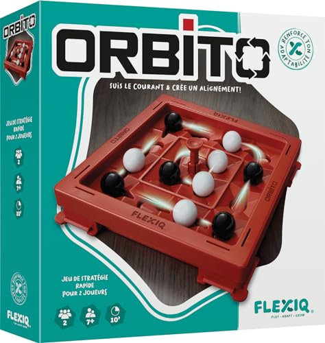 Asmodee FlexiQ Orbito - Jeux de société - Jeux de stratégie - Jeux de réflexion - Jeu Familial à partir de 7 Ans - 2 Joueurs - Version française