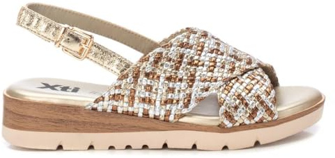 XTI Damen 14394701 Sandale, Gold 82, 40 EU