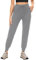 CAMPSNAIL Jogginghose Damen Sommerhose Lang Sporthose Atmungsaktiv Freizeithose Sweatpants Joggpants Weich Leggings für Fitness Yoga Freizeit Hellgrau M