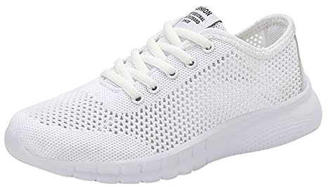 Same Day Lieferung Produkte Damen Sneaker Mesh Frauen Paare atmungsaktiv Sportschuhe Schuhe rundum Outdoor-Damen- rutschfeste Walking Laufschuhe Atmungsaktive Weisse Turnschuhe Damen 1 Euro Artikel