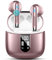 Wireless Earbuds, Bluetooth 5.4 Headphones in Ear 2025 Wireless Earphones with 4 ENC Mic, Mini Ear buds with HiFi Stereo Deep Bass, 56H Playtime Dual LED Display, Bluetooth Earbud IP7 Waterproof USB-C