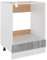 HOMTAKIE - Armario para horno Sonoma (60 x 46 x 81,5 cm), color gris