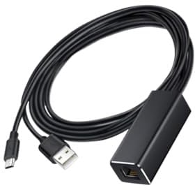 CIYODO Ethernet Adapter for Tv Micro USB to Mbps Network Compatible with Fire Tv Stick Fast and Stable Connection Easy Setup Black