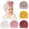 DRESHOW 5 Stück Baby Turban Hüte Turban Brötchen Knoten Baby Infant Beanie Baby Mädchen Weiche Nette Kleinkind Mütze