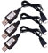 3 Packungen 7,4 V 2S LiPo Akku USB Ladekabel 1A Schnellladung mit XH-3P Stecker für RC Auto LKW Rock Crawler FPV Drohne Flugzeug Boot Racing Quadcopter Hubschrauber Airsoft SCX24