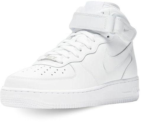 NIKE Damen Air Force 1 '07 Mid Sneaker, Weiss/opulenter Garten, 43 EU