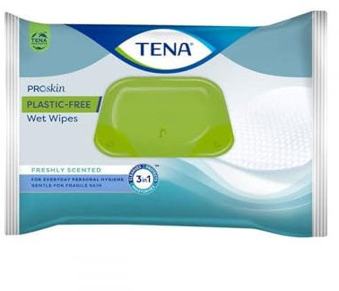 Tena ProSkin - Wet Wipes Salviettine Umidificate Detergenti, 48 Salviette
