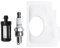 Lot de 3 filtres à air, Bougies d'allumage, filtres à Carburant compatibles avec tronçonneuse Stihl MS170 2-Mix, MS180 2-Mix remplace 1130 141 1700/0000 350 3500
