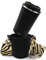 nudu - Cupholder to Go Set - Becherhalter und Thermobecher zum Umhängen - Getränkehalter mit verstellbaren Schultergurt - in Schwarz - Beige