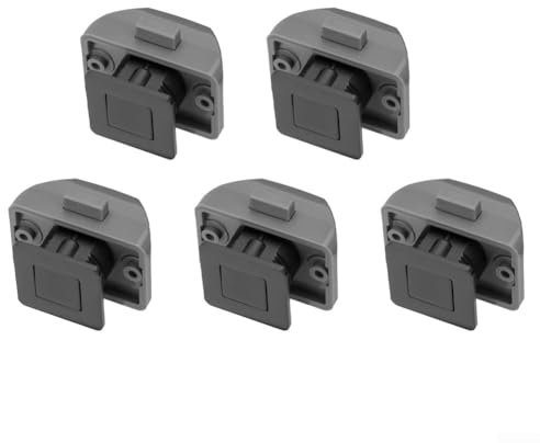 Botón de cierre para puerta de armario, autocaravana, caravana, furgoneta, barco, color negro