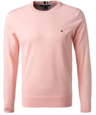 Tommy Hilfiger Maglioni Uomo Pullover 1985 Collection con Bandierina - Rosa
