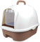 Domarex Molly Premium geschlossene Katzentoilette 53x41x41 cm mit herausziehbarer Schublade - Geruchsfilter - ergonomischer Griff - für große Katzenrassen