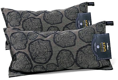POOL Total Jokipiin Premium Saunakissen 40 x 22 cm - 100% Made in Finland - Reisekissen Ökotex Leinen Baumwolle Wellness Nackenstütze Lieblingskissen Kopfstütze (2X Mänty Nature)