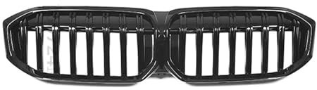 Auto Front- & Kühlergrille Lüftungsauslass Sport Frontgrill Zubehör, Compatible for BMW 3 Series G20 G21 LCI 2023 330i 320d M340i,1 Slat Glossy Black