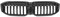Auto Front- & Kühlergrille Lüftungsauslass Sport Frontgrill Zubehör, Compatible for BMW 3 Series G20 G21 LCI 2023 330i 320d M340i,1 Slat Glossy Black