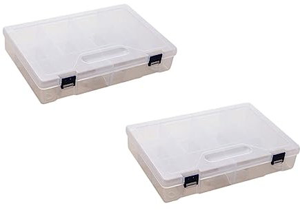 CIMAXIC 2 Stück Werkzeugkasten storage boxes aufbwahrungs-box takı kutusu toolbox Organisatoren Stapelbarer Speicher multifunktionswerkzeug Aufbewahrungsfach Zubehör-Ausstellungstablett pp