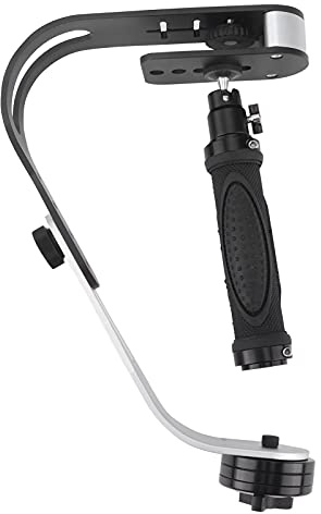 BONKZEBU Handkamera-Stabilisator, Robuster Bogenförmiger Stabilisator aus Aluminiumlegierung mit Griff für Camcorder, Digitale Spiegelreflexkamera, DV