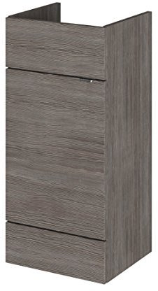 Hudson Reed Fitted Vanity Unit 400mm Wide - Grey Avola - Flush Bathrooms