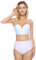 Beachkini Women's Swimsuits Gradient Colour Bikini Mermaid Shell Swimwear High Waist Swimsuit,Blau,L