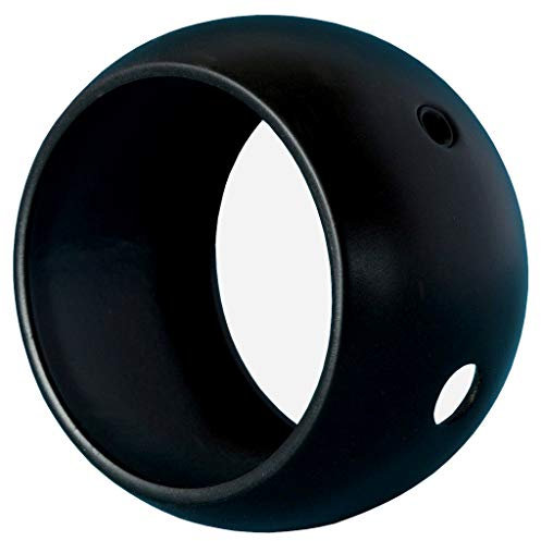 Kugelring für Rohr 42,4 x 2 mm schwarz pulverbeschichtet Edelstahl Kugelhalter Ring Halter Geländer Handlauf
