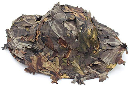 Koyheng 3D Unisex Blätter Camo Ghillie Caps Outdoor Jagd Angeln Bionic Tarnung Hüte Armee Krieg Spiele Camo Sonnenschirm Baseball Caps