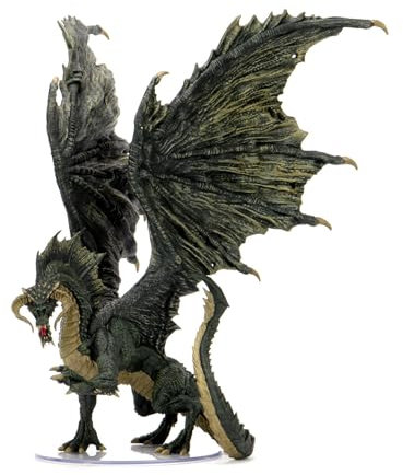 D&D Icons of The Realms: Adult Black Dragon Premium Figure