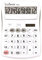 Lexibook - 12-stelliger Bürotaschenrechner mit Geneigter Bildschirm - Grund- und Speicherfunktion - Große Tasten und Bildschirm für Büro, Schule, Zuhause - Solar & Batterien - Weiß/Grau - C212
