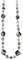 Bulinlin Damen Lange Perlenkette Statement Boho Silber Metallkette Hochzeitstag Modeschmuck Geschenke Pullover Halskette für Frauen（35-Grey）