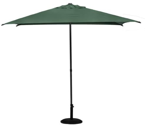 Hespéride - Sombrilla Recta Cuadrada SOYA Gris Topo - 25 x 25 m