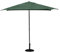 Hespéride - Sombrilla Recta Cuadrada SOYA Gris Topo - 25 x 25 m