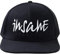 EXPRESS-STICKEREI Lustige Kappe mit Spruch Insane Person - Verstellbare Urban Basecap - Hochwertige Schildkappe - Baseball Kappe - Snapback Kappe mit Verschluss - Einheitsgröße