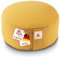 Navango® Meditationskissen - Honiggelb I Rundes Yogakissen handgefertigt in Deutschland I Sitzhöhe 15cm I Verdeckter Reißverschluss I 100% Dinkelspelz Füllung I Waschbarer Bezug 100% Baumwolle