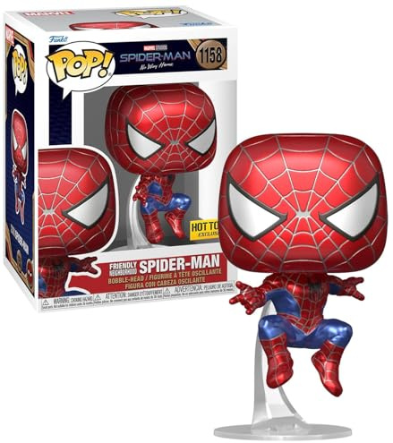 Funko POP! Spider-Man No Way Home - Friendly Neighborhood Spider-Man 1158 Metallic Exclusive