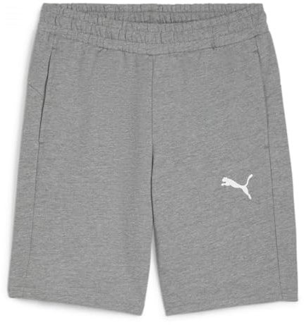 PUMA Herren Teamgoal Casuals Strick-Shorts, Mittelgrau Meliert, Puma, Weiß, 3XL EU