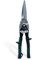 CCLIFE Blechschere Cr-Mo 3-in-1 Metallschere gerade blechscheren Extra-Robust 300mm lang, stark und wendig, Max. Schnittstärke: 2 mm, blechscheren für Blech, Aluminium, Leder, Kupfer