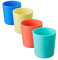 Nuby Good Square Meal Toddler Tumblers - Durable | Dishwasher Safe | Easy to Hold (Pack of 4)