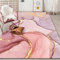 Tapis Chambre Tapis De Salon Marbre d'or Rose 80 X 120 Cm 3D Tapis pour Enfants Tapis De Cuisine Tapis Antidérapant Intérieur Moelleux pour Salon Chambre