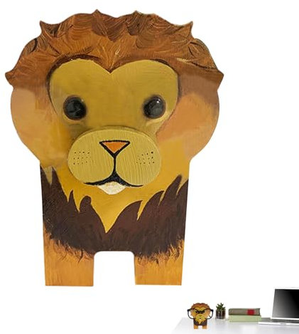 Aznever Tier-Brillenhalter, Brillenhalter Holz, Brillenhalter Lustig, Brillenhalter Mit Tiermotiv, Heimdekoration, Geschenk Für Schreibtisch, Nachttisch