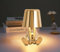 ELINKUME Touch Tisch Nachttischlampe,Nette Kleine Goldene Mann LED Schreibtisch Dekorative Lampe,USB Lade 3-Level Helligkeit Dimmable Nachtlicht für Schlafzimmer,Büro,Wohnzimmer,Kinderzimmer